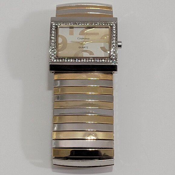 Gramercy Silver Tone White Stainless Steel Dress Watch main image 5